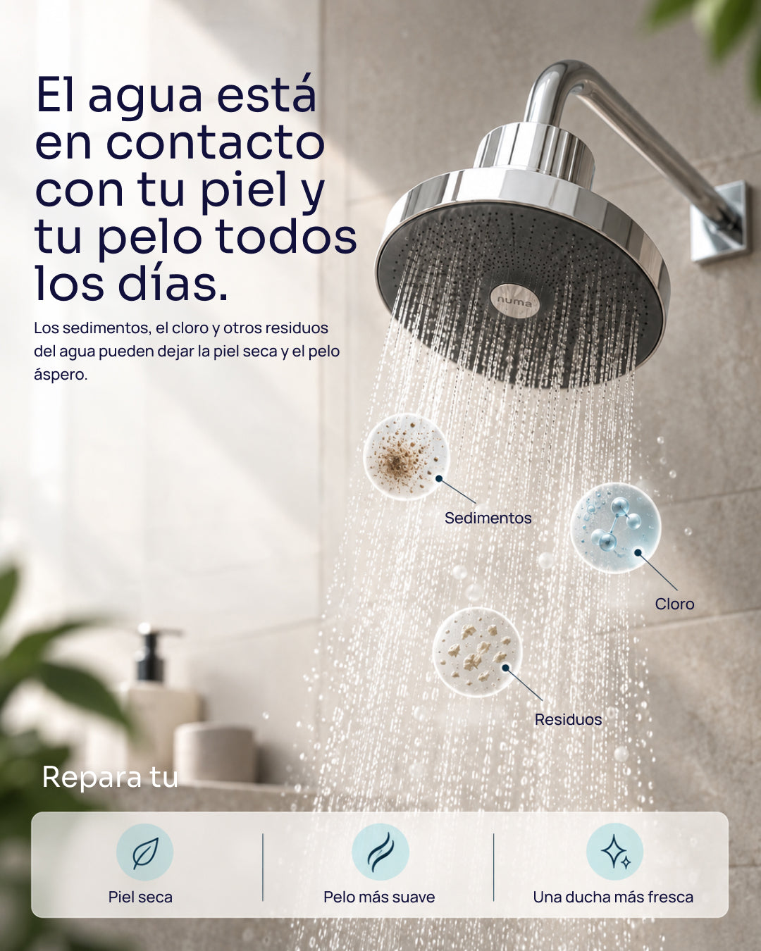 Cabezal de ducha NUMA® - Clásico